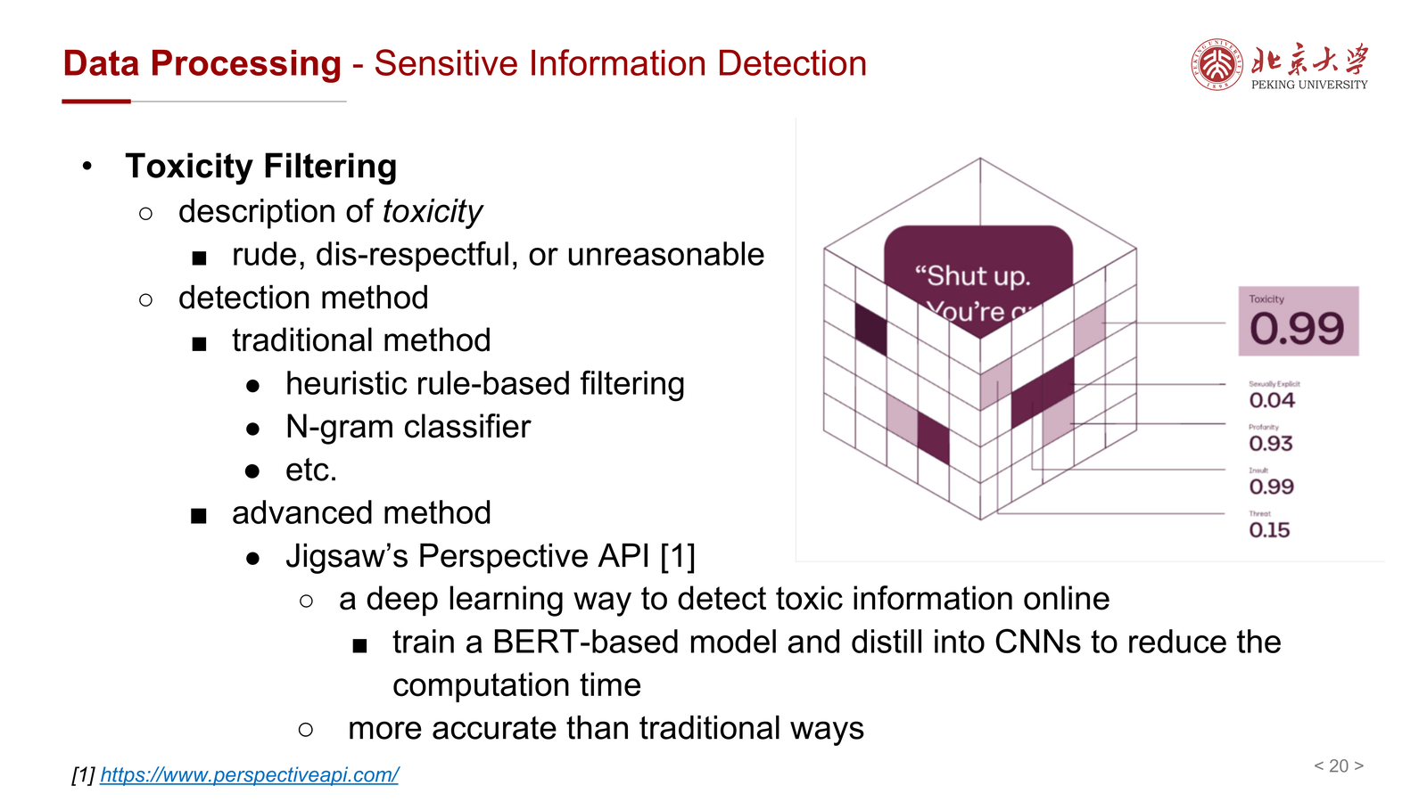 Toxicity filtering